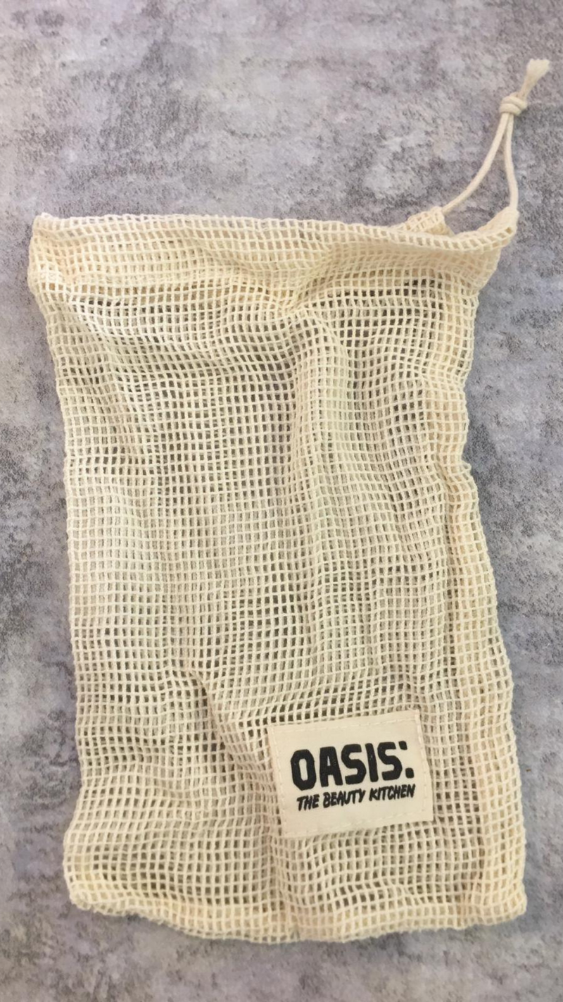 Cotton Mesh Soap Bag
