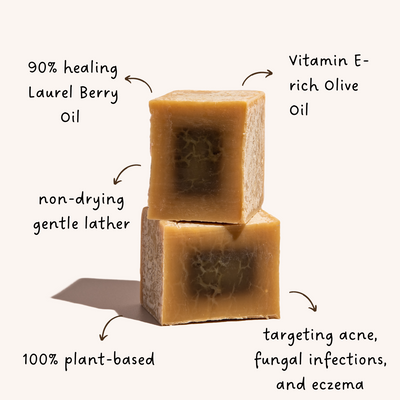 Organic Aleppo Soap 90% Laurel
